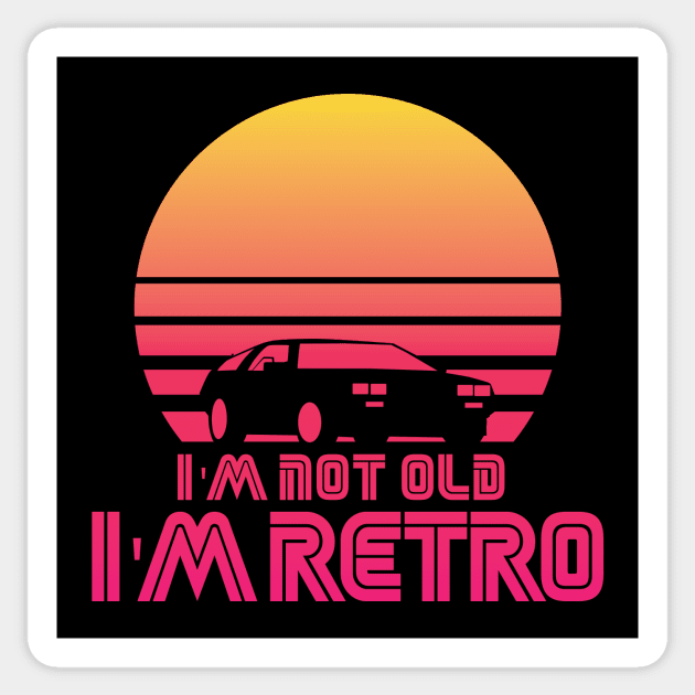 I'm not old Sticker by Baggss